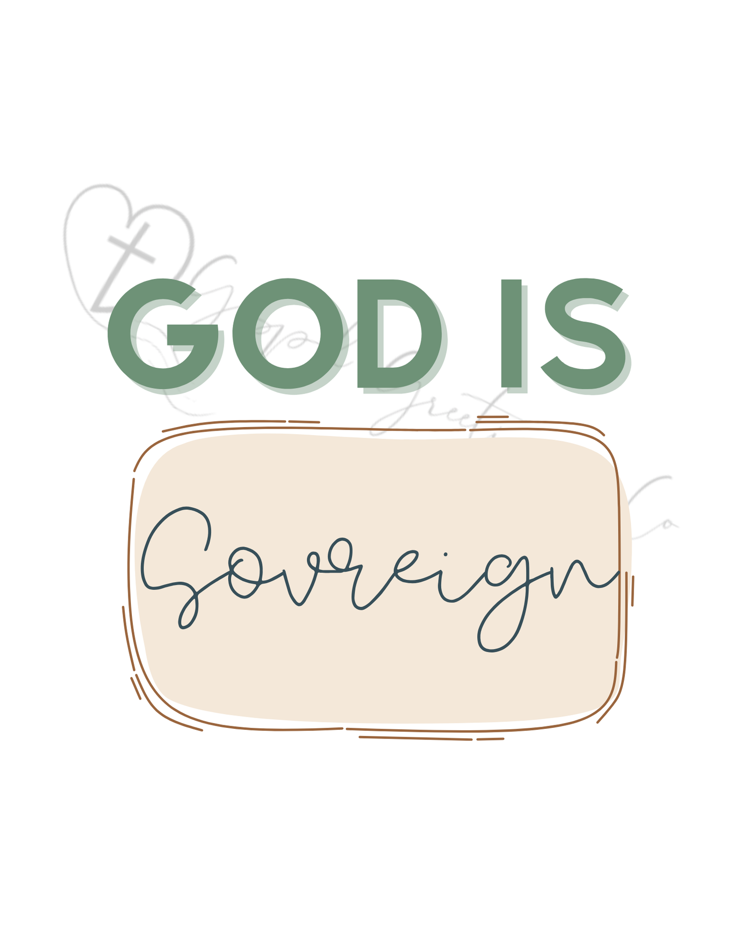 "God is" Series